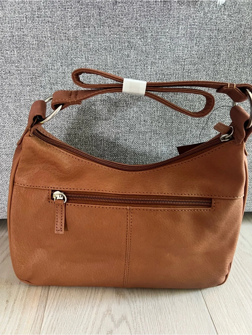 Brown Embroidered Horse Shoulder Bag